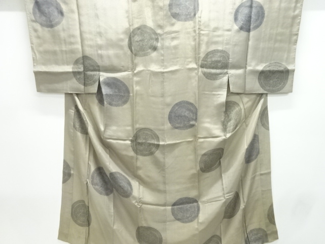 JAPANESE KIMONO / ANTIQUE MENS JUBAN / SILK / DISHES & DRAGON